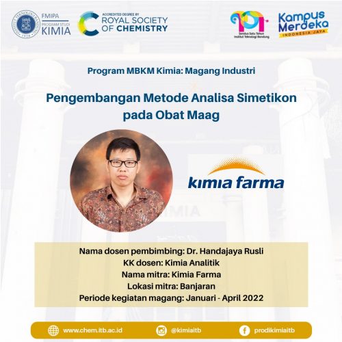 Program MBKM Prodi Sarjana Kimia: Magang Industri Pada Semester Genap ...