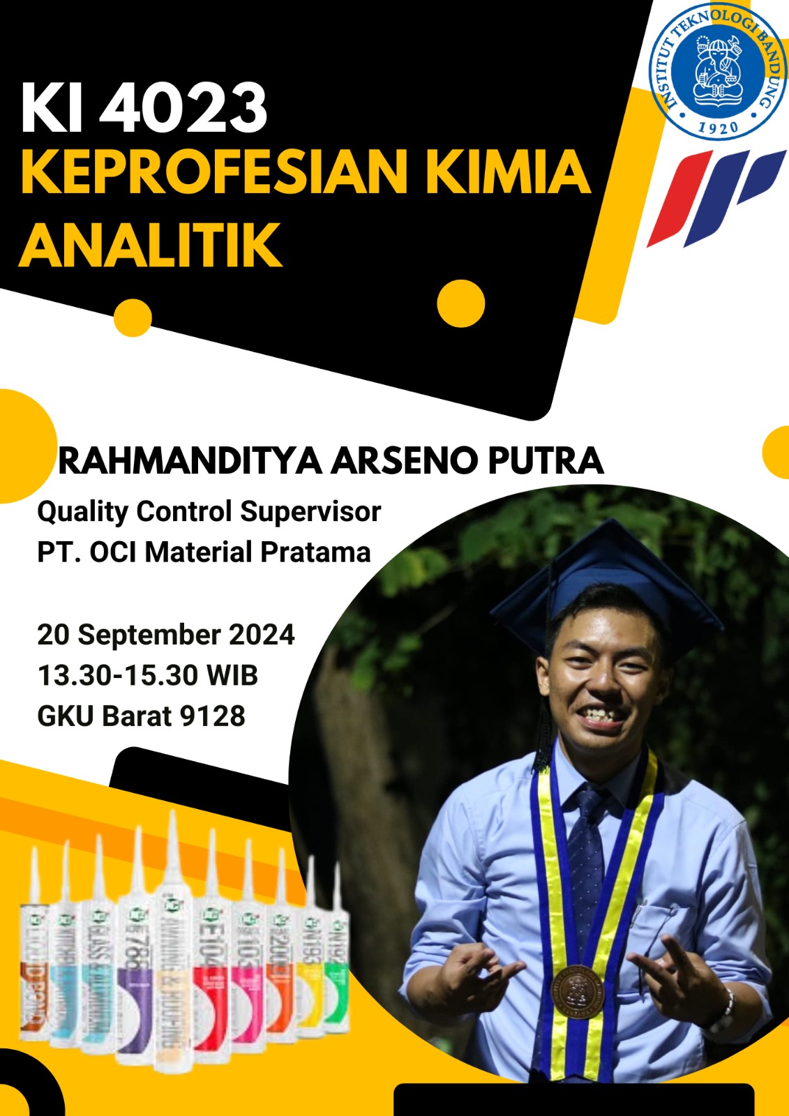 Seri Kuliah Tamu KI4023 Keprofesian Kimia Analitik #1